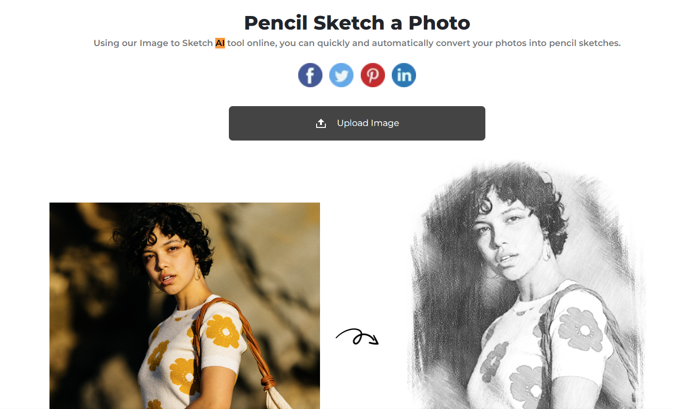 screenshot of Sketch My Pic